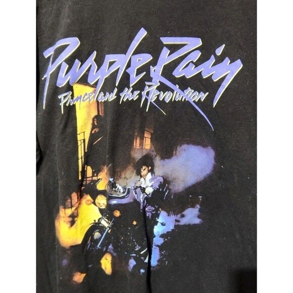 Purple Rain T-Shirt 2XL Men's The Prince Estate Official & Approved Short Sleeve - Picture 3 of 3